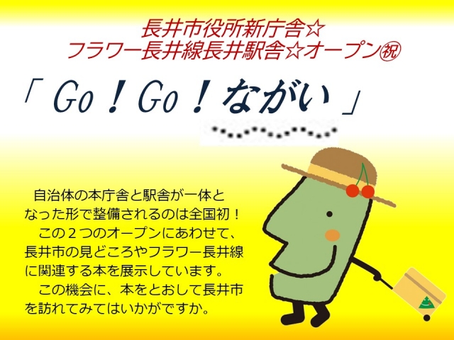 Go！Go！ながい　展示パネルの画像